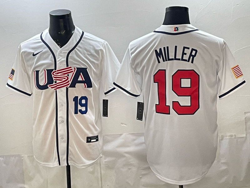 Men 2026 World cup white MLB Nike jersey 0092